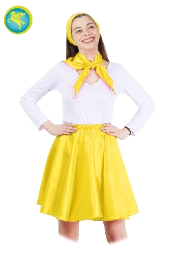 SET ANNI 50 GIALLO di RASO